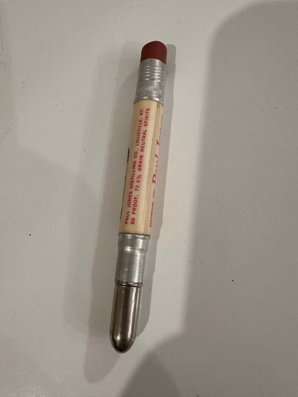 Vintage Paul Jones Whiskey Bullet Pencil Zest of the West